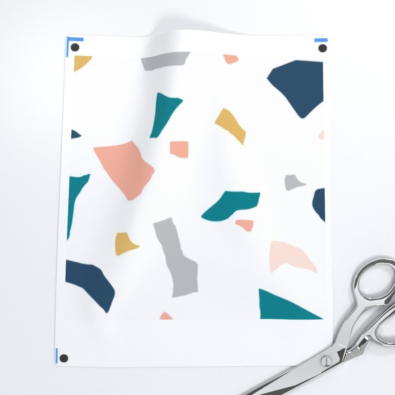 Modern Terrazzo Earthtones Neutral Speckle Trend Gender Whimsical Custom Removable Wallpaper by Spoonflower Peel & Stick Wallpaper 2FT Wide